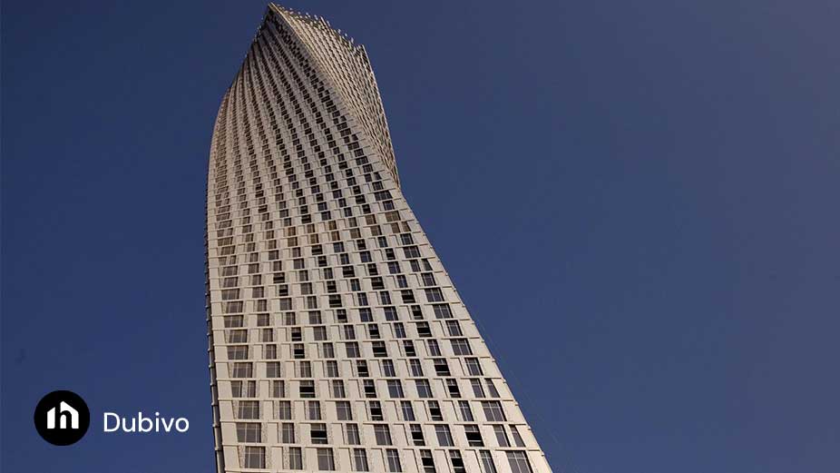 7. کایان دبی؛ برج مارپیچ