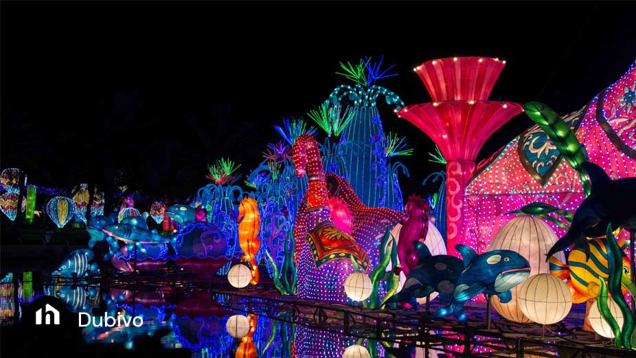 10.گاردن گلو دبی (Dubai Garden Glow)