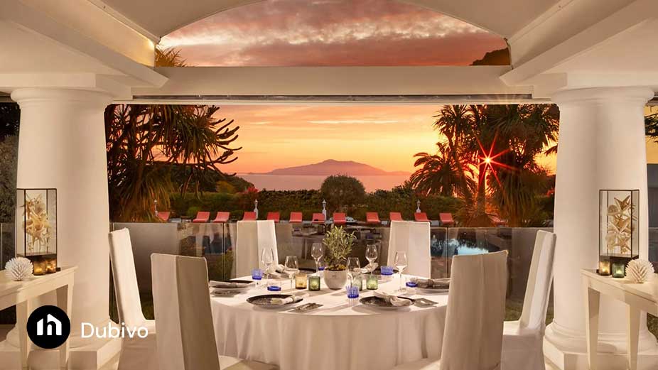 12. تجربه ای شیک در پالم جمیرا در رستوران ال الیو (L’Olivo Restaurant)