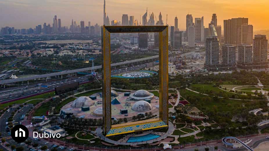 8.قاب دبی (Dubai Frame)