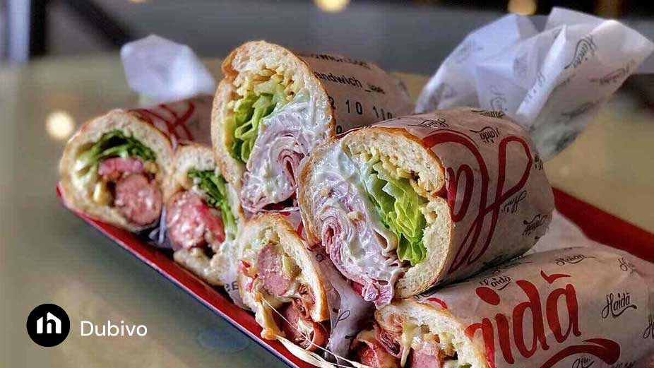 1. رستوران و ساندویچی ایرانی هایدا دبی