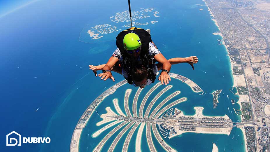 7. چتربازی در Skydive Dubai