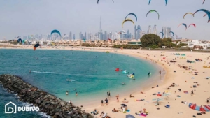 سواحل دبی برای شنا