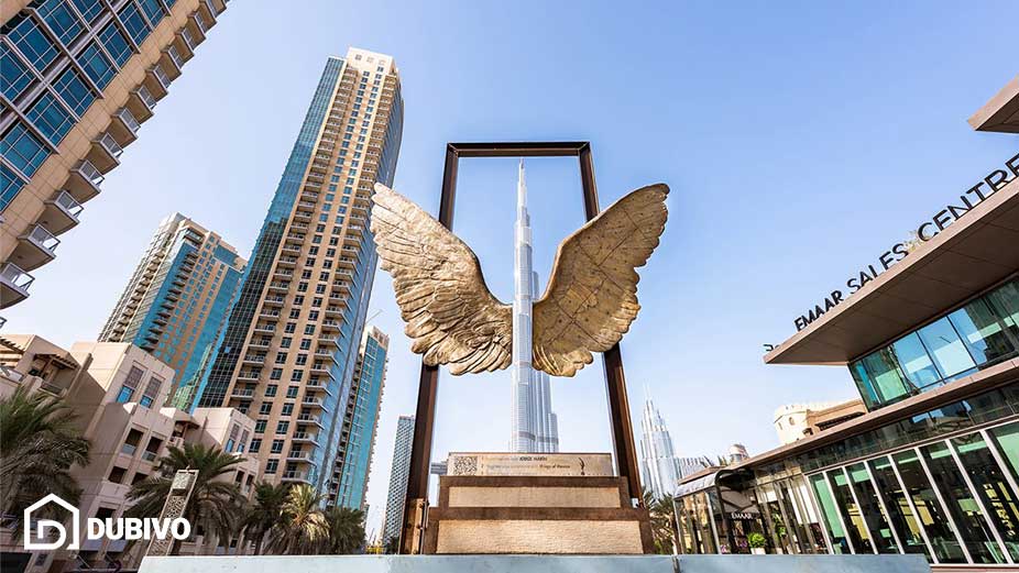 Where is the Dubai Angel Wing