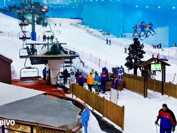 Where is the Dubai ski resort