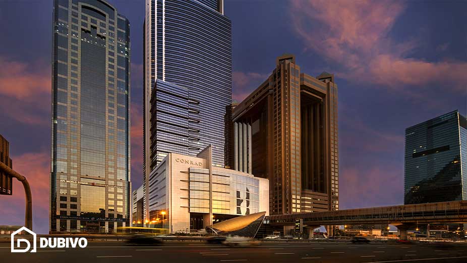 معرفی بهترین هتل های خیابان شیخ زاید دبی 22 هتل کنراد (Conrad Dubai)