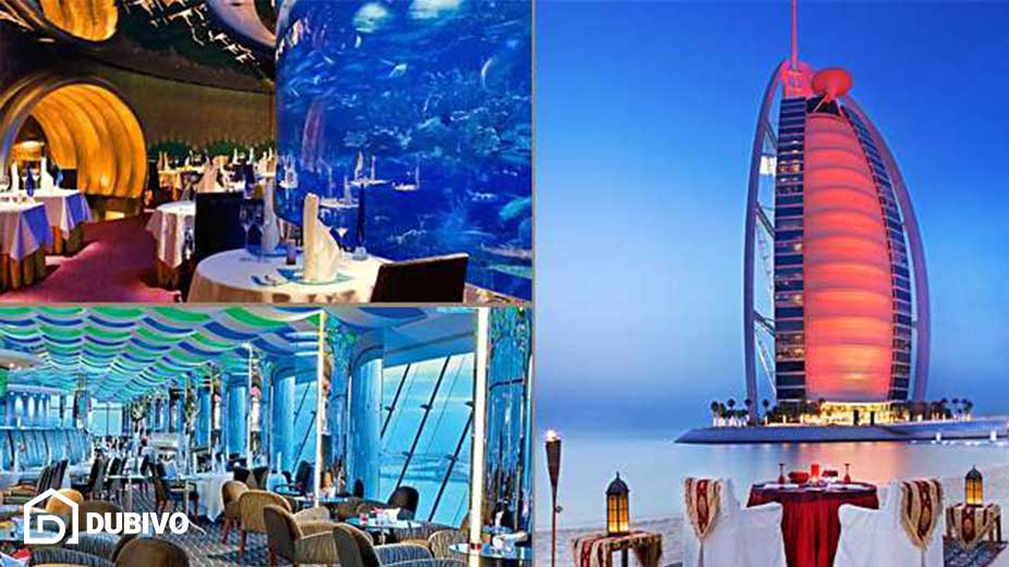 رستوران‌ های هتل 7 ستاره برج العرب دبی