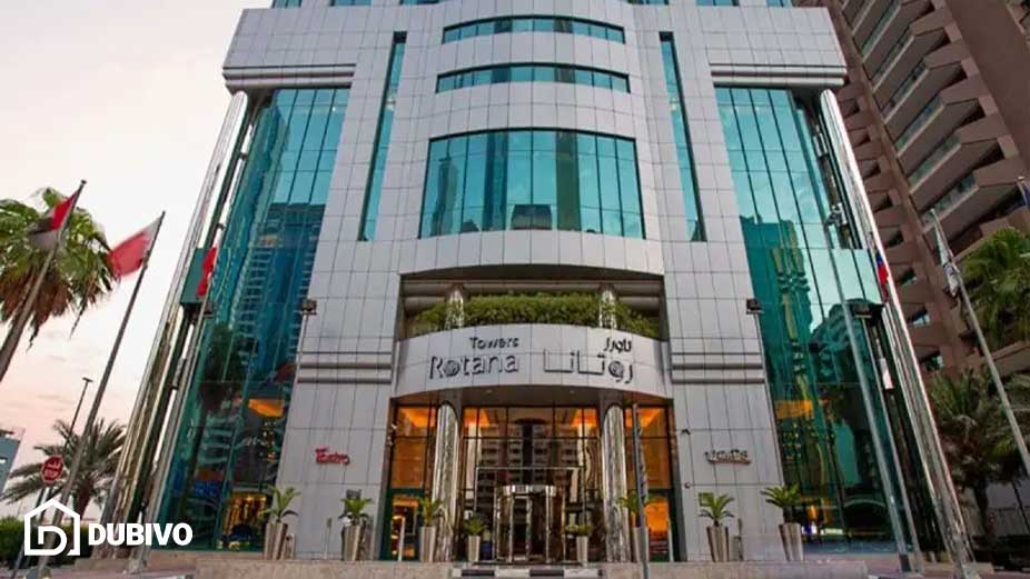 معرفی بهترین هتل های خیابان شیخ زاید دبی 26 برج های روتانا (Towers Rotana)
